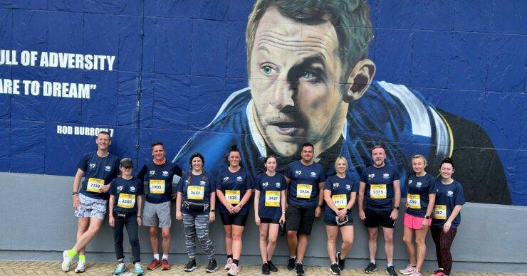 Chadwick Lawrence Ran The Leeds 10K with The Leeds Rhinos Foundation