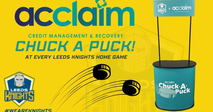 Acclaim, Part of Chadwick Lawrence Partners with Leeds Knights: A Winning Combination!