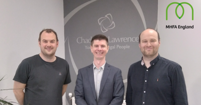 Chadwick Lawrence Works with Ken Hall and the CHSF to Support Mental Health in the Workplace